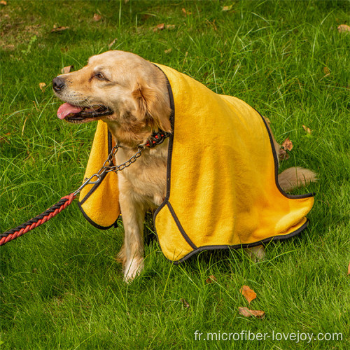 Couverture de nettoyage de bain de chien d&#39;outils de toilettage d&#39;animal familier